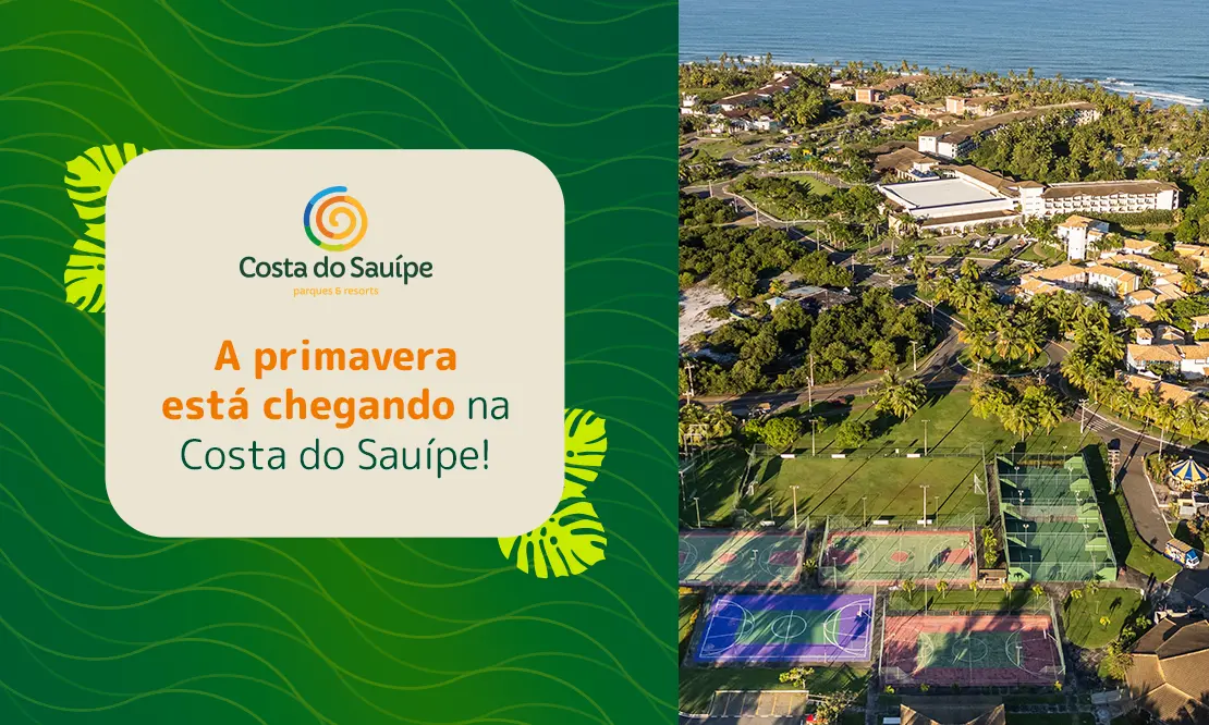 Primavera no Litoral: Experiências ao Ar Livre no Sauípe