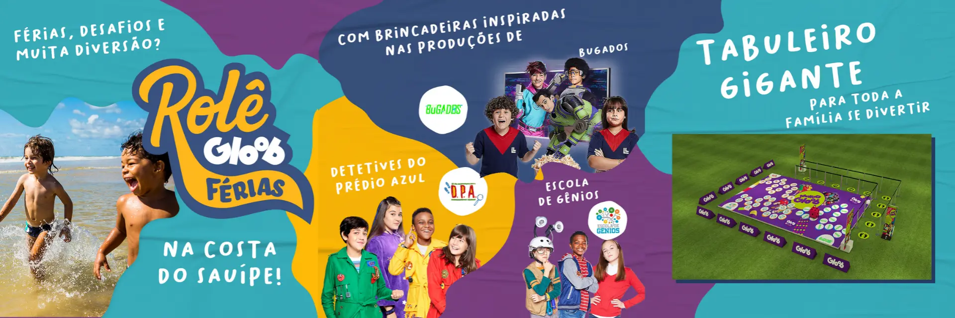 Rolê Gloob de férias na Costa do Sauípe