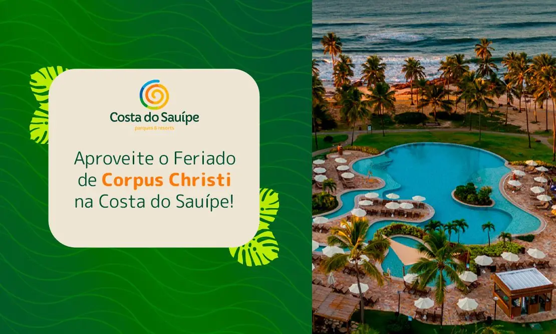 Feriado de Corpus Christi na Costa do Sauípe
