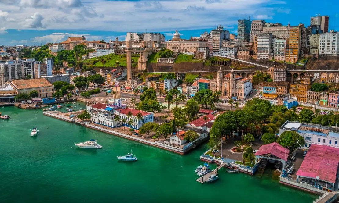 Vista panorâmica da cidade de Salvador